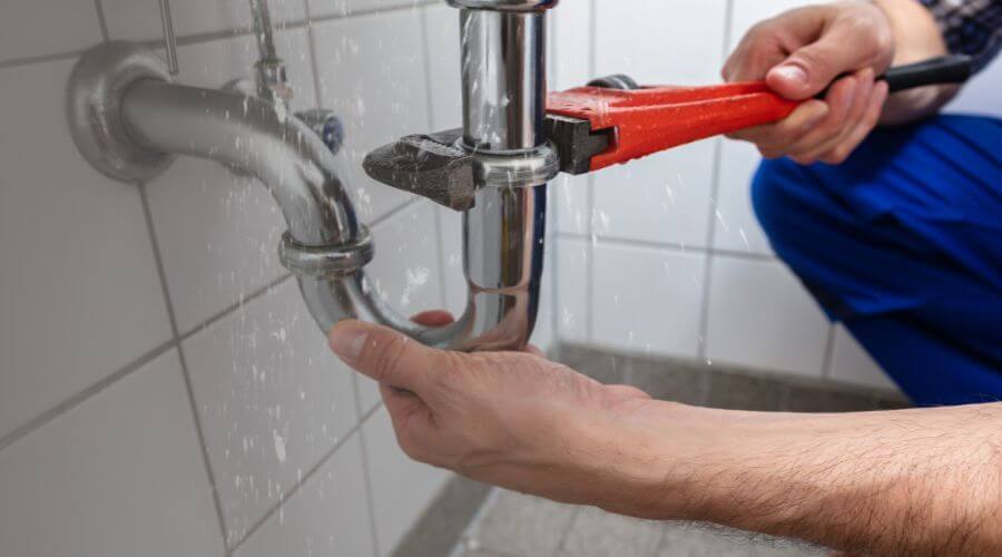 Gas tankless water heater installation in Laurel, MT